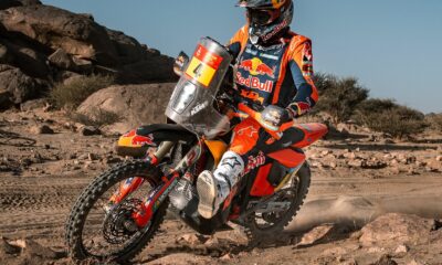 Daniel Sanders in azione durante la Dakar 2025