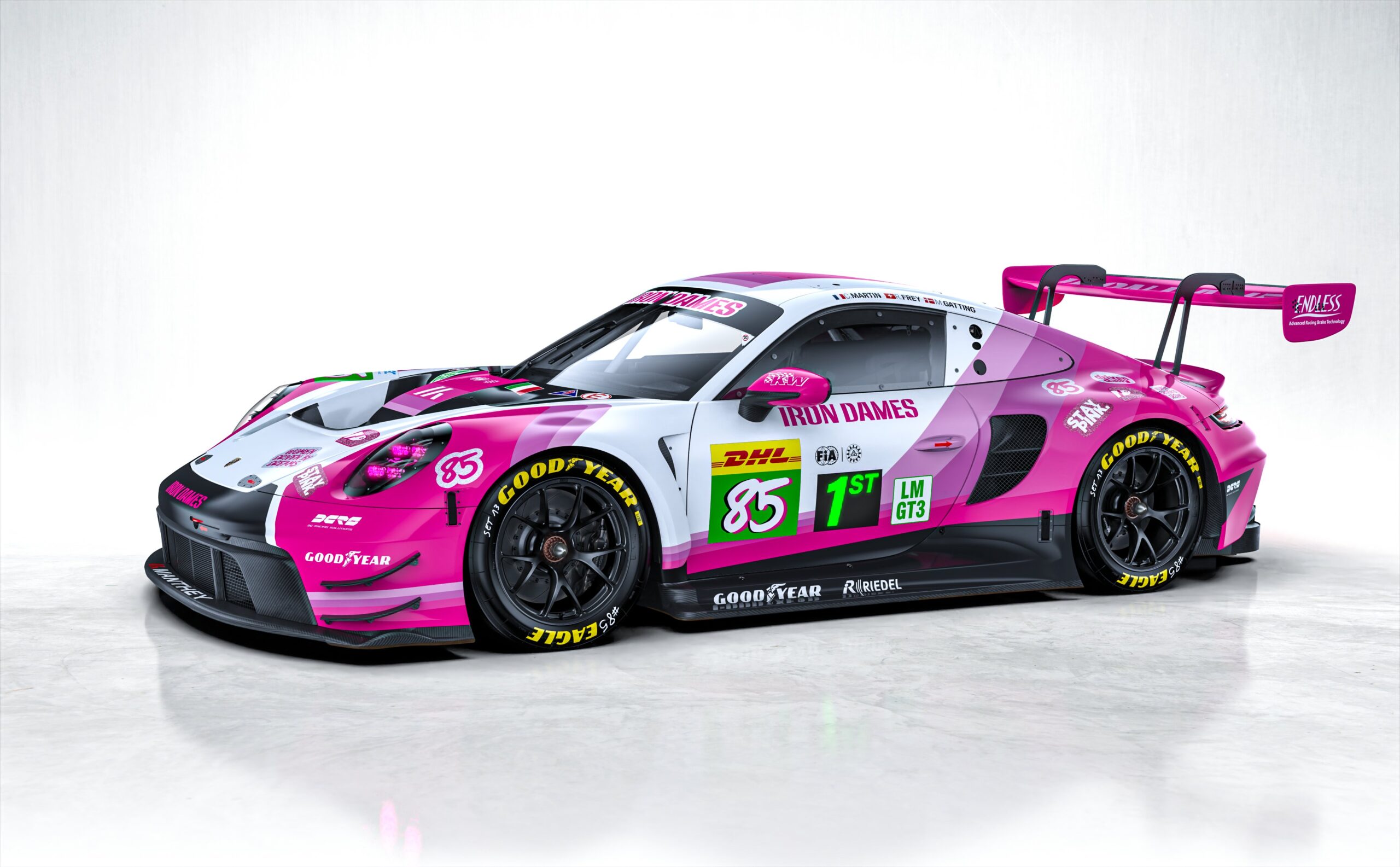 La Porsche 911 GT3 R delle Iron Dames per il WEC 2025 (© Iron Dames)