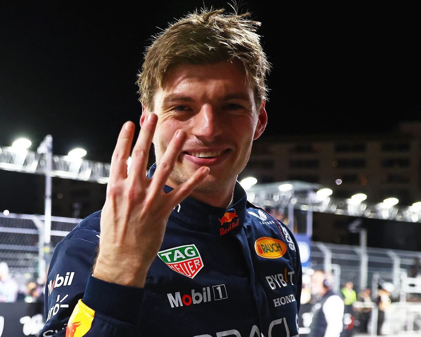 Max Verstappen festeggia il quarto titolo dopo il GP di Las Vegas 2024