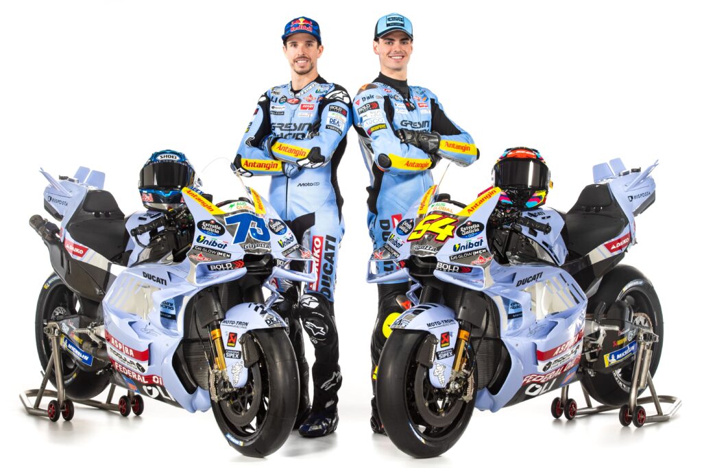 Alex Marquez #73 e Fermin Aldeguer #54, i piloti del Gresini Racing 2025 (© Gresini Racing)