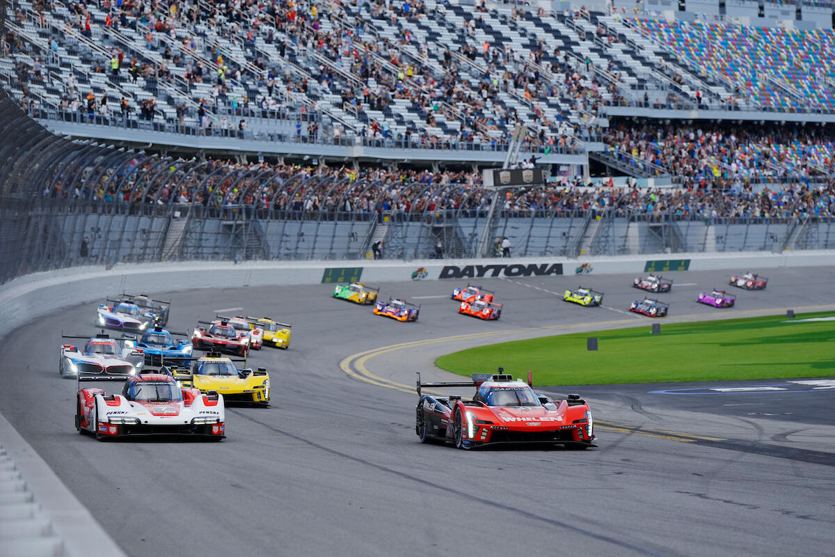 Una fase della 24 Ore di Daytona 2024 (© IMSA)