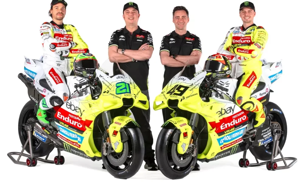 Franco Morbidelli, Alessio Salucci, Pablo Nieto e Fabio Di Giannantonio (© VR46 Racing Team)