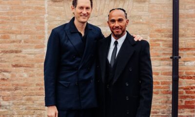 John Elkann e Lewis Hamilton (© Scuderia Ferrari)