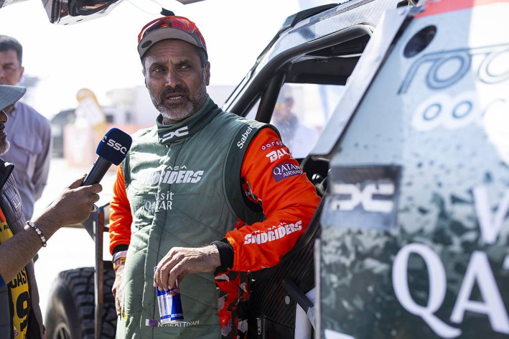 Nasser Al-Attiyah dopo la tappa 10 (© Dakar)