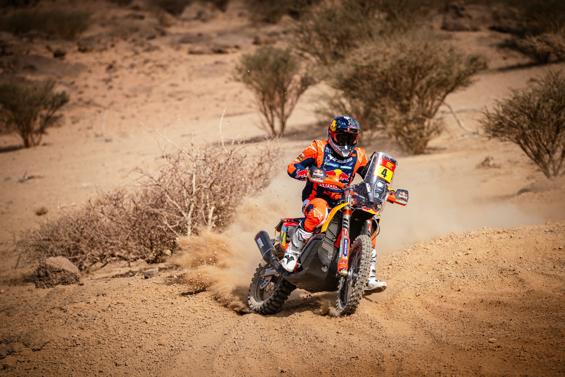 Daniel Sanders ha conquistato il prologo moto della Dakar 2025 (© Red Bull Content Pool)