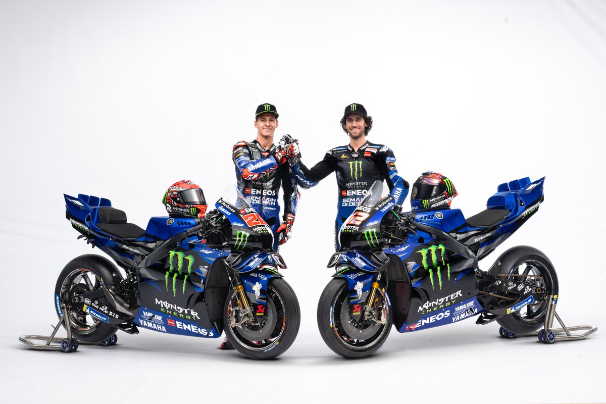 Fabio Quartararo e Alex Rins, piloti Yamaha Factory Racing 2025 (© Yamaha)