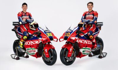 Joan Mir e Luca Marini con i nuovi colori HRC 2025