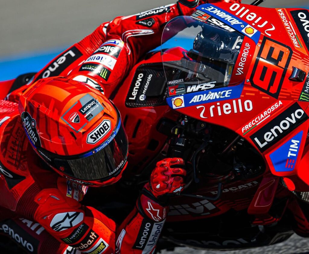 Marc Marquez, leader nella prima giornata dei test di Buriram 2025