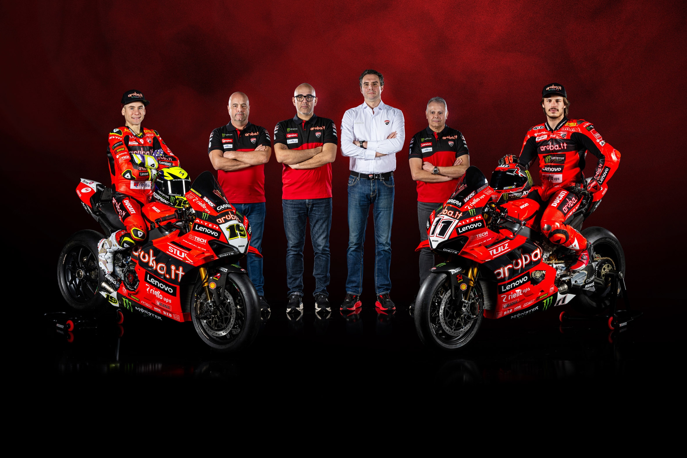 Il team Ducati Aruba.it 2025 (© Ducati)