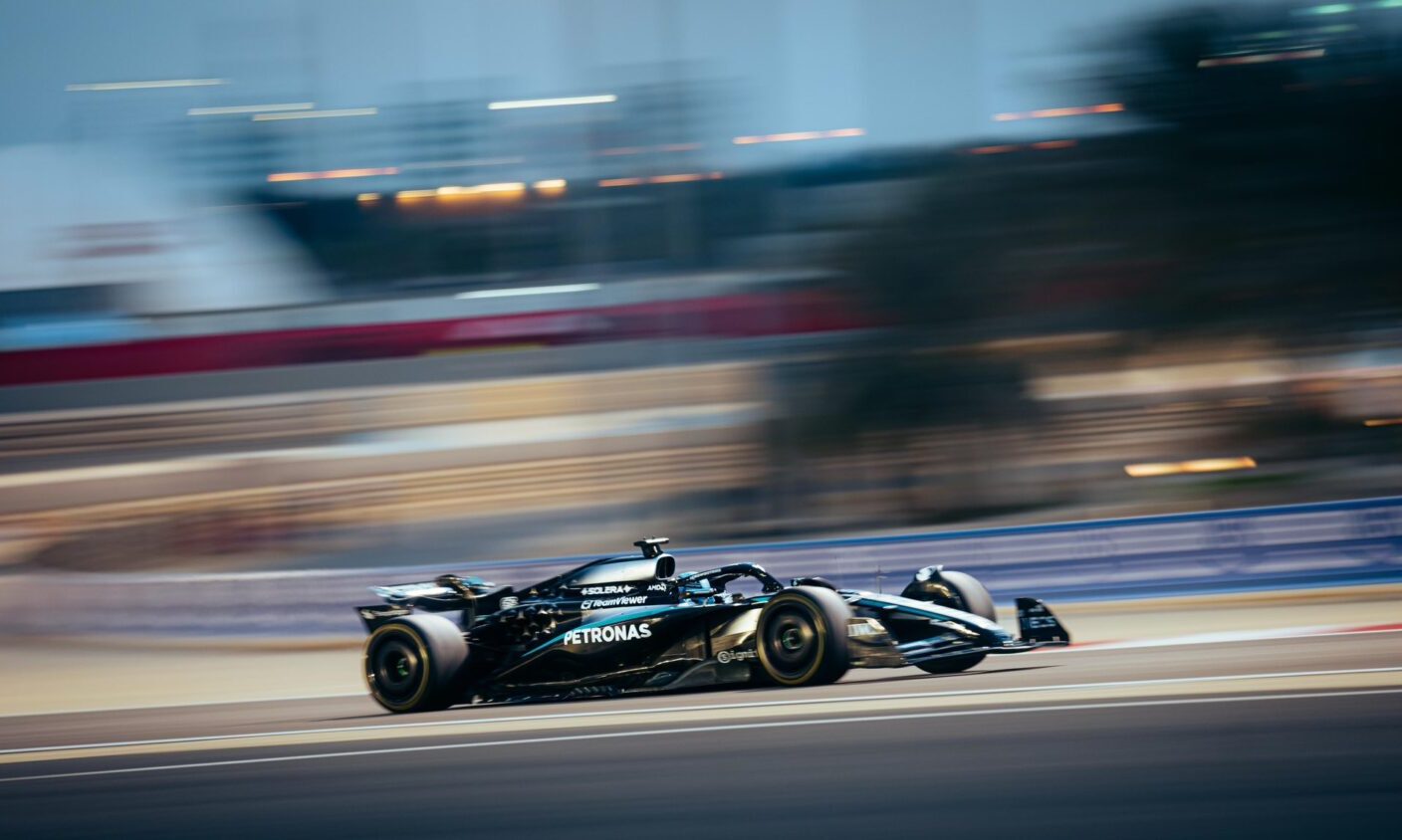 russell f1 test bahrain 3