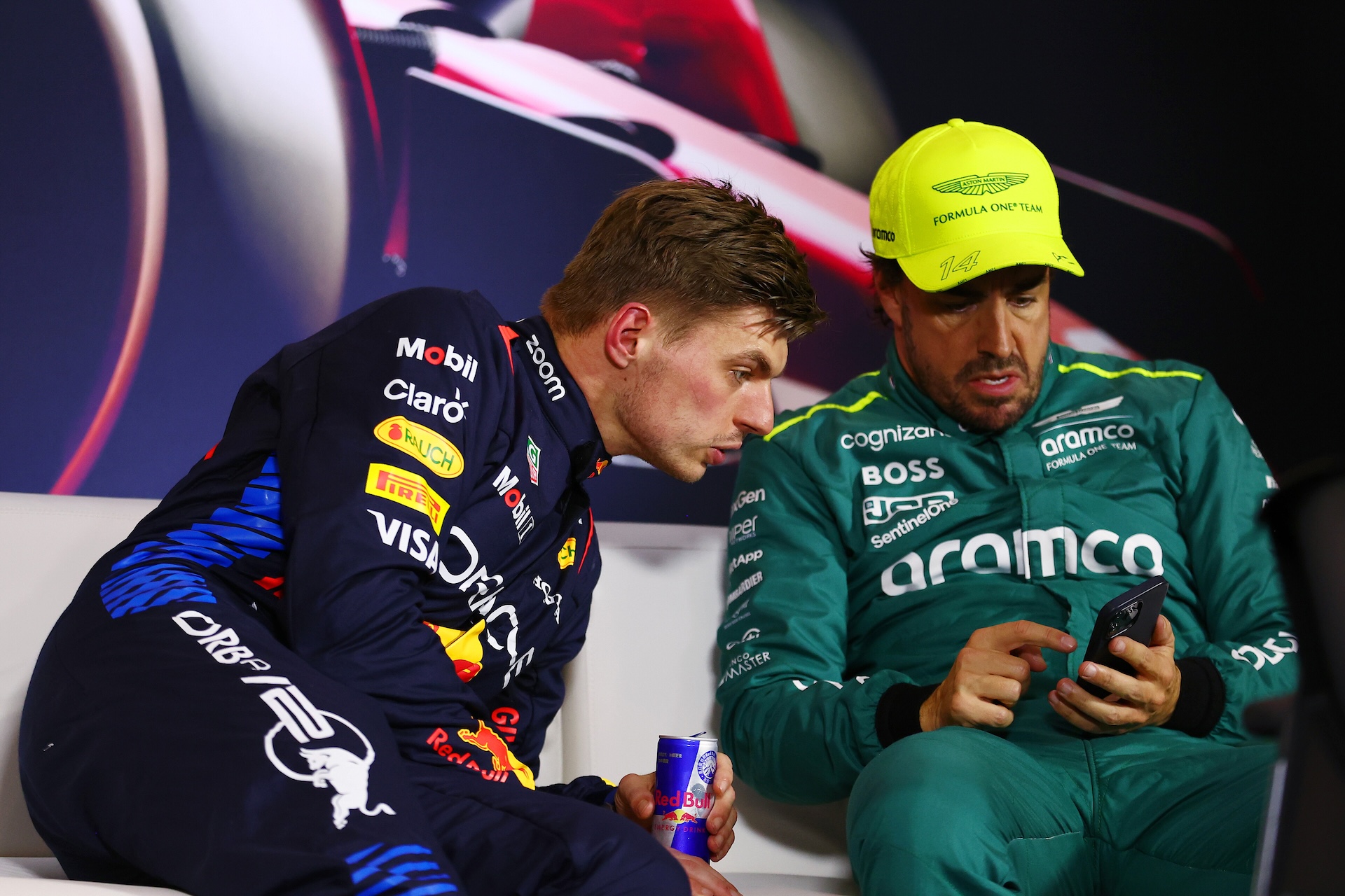 Verstappen e Alonso sono i piloti con più penalty points sulla Superlicenza in vista della F1 2025 (© Red Bull Content Pool)