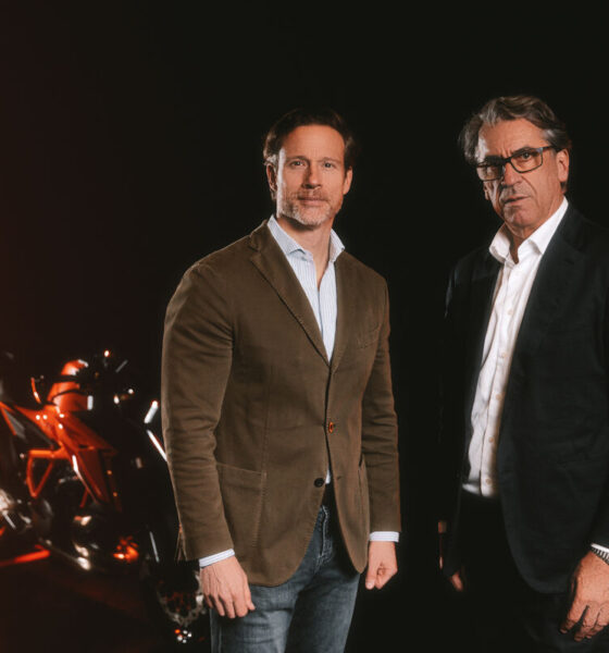 Gottfried Neumeister, a sinistra, con Stefan Pierer (© KTM)