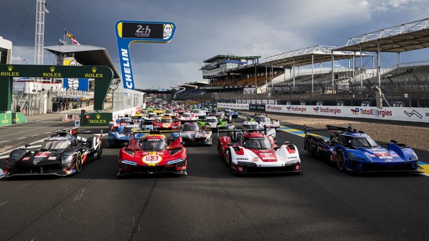 Le auto protagoniste della 24 Ore di Le Mans nel 2024 (© FIA WEC)