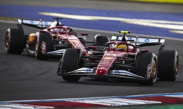 Le SF-25 di Hamilton e Leclerc (© Ferrari)