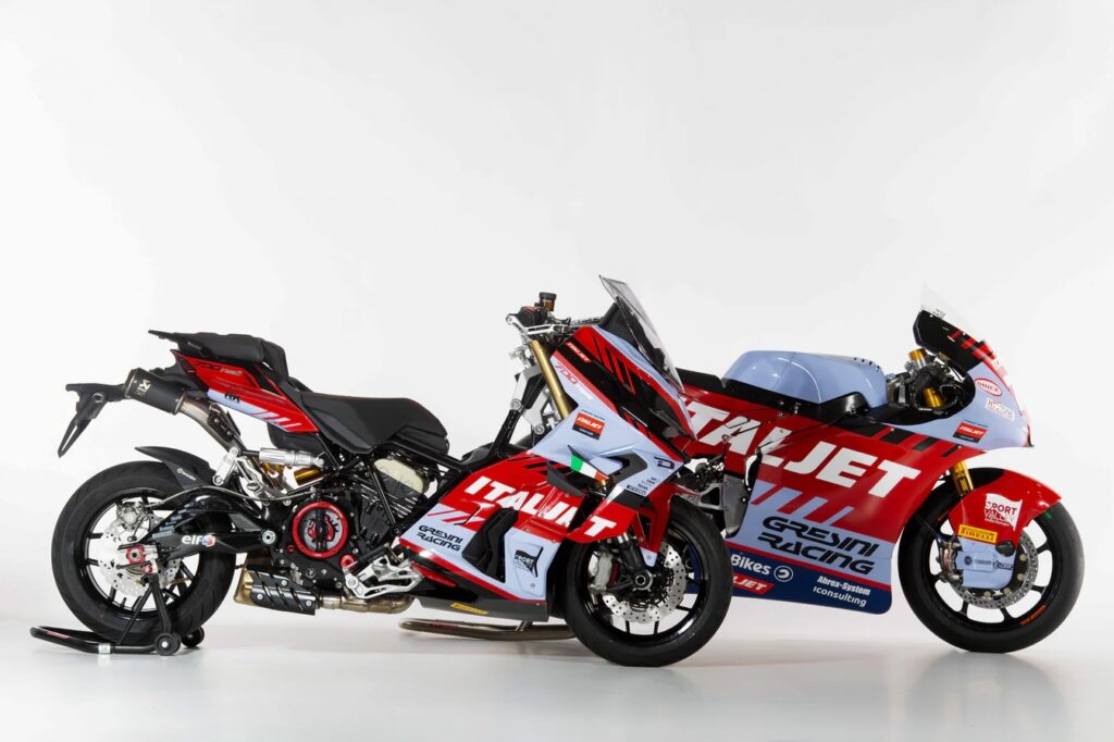 Italjet Dragster 700 Twin in livrea Gresini Racing (© Italjet)