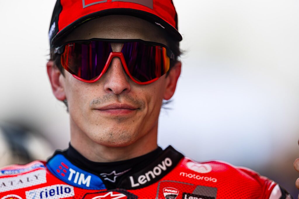 Marc Marquez in griglia di partenza in Thailandia (© Ducati)