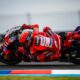 Marc Marquez in azione durante il GP d'Argentina