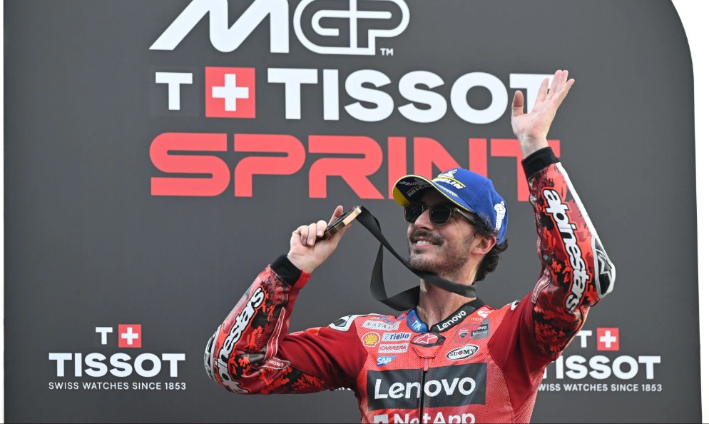 Pecco Bagnaia dopo il terzo posto nella Tissot Sprint di Buriram