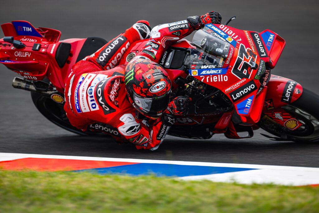 Francesco Bagnaia durante il GP Argentina 2025 (© Ducati)