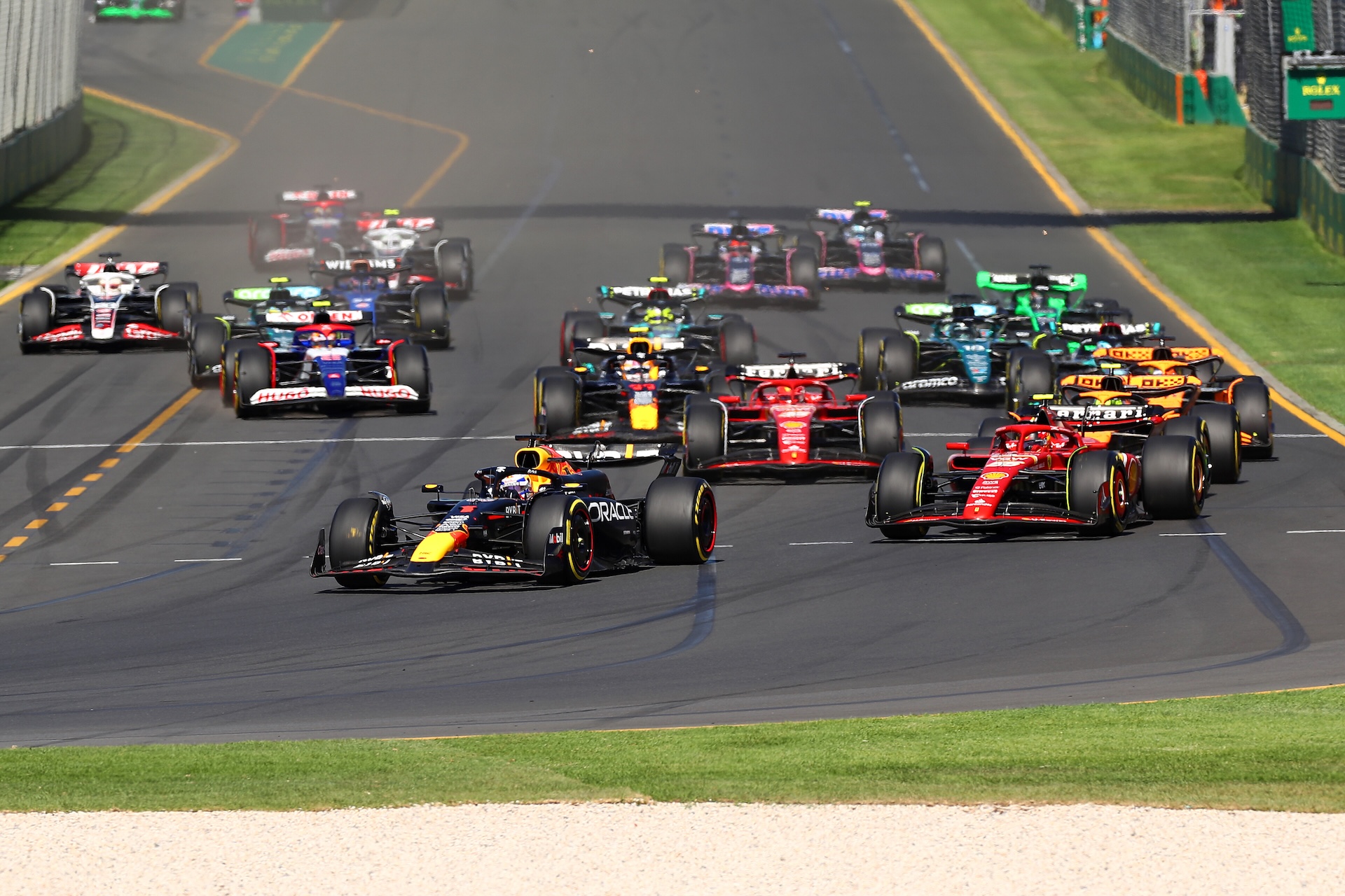 La partenza del GP Australia 2024 (© Red Bull Content Pool)