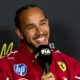 Lewis Hamilton nella conferenza stampa prima del debutto in Australia con Ferrari (© F1)