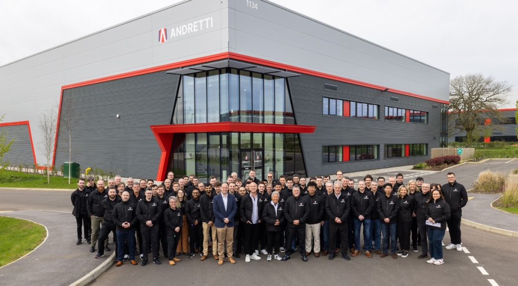 La factory Andretti Global a Silverstone, sede europea del Cadillac F1 Team (© Andretti Global)