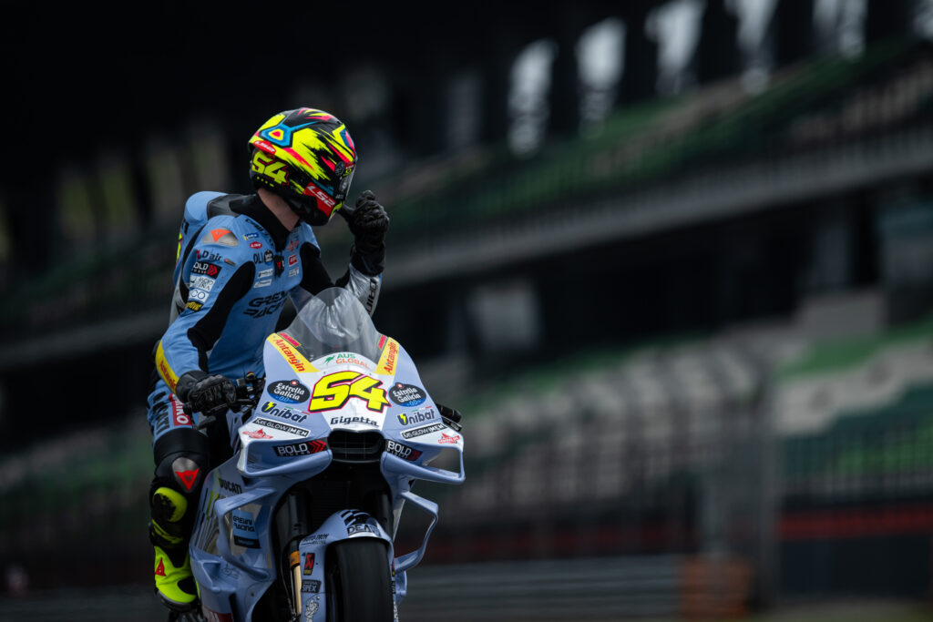 Fermin Aldeguer con i colori del Team Gresini 2025