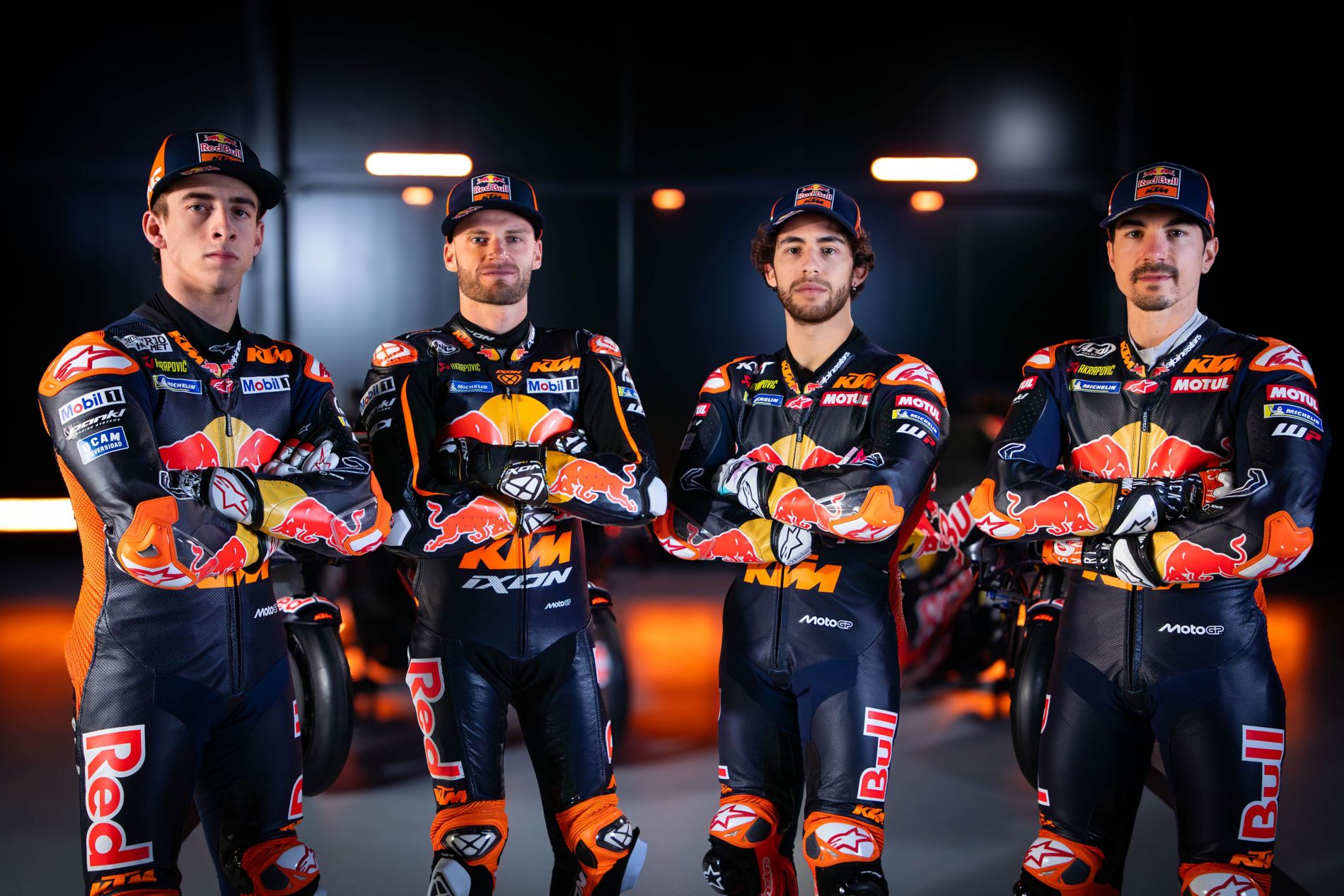 Il team KTM MotoGP al completo
