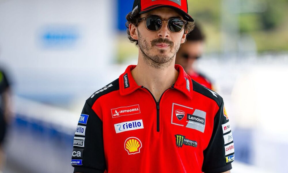 L'arrivo di Bagnaia a Jerez