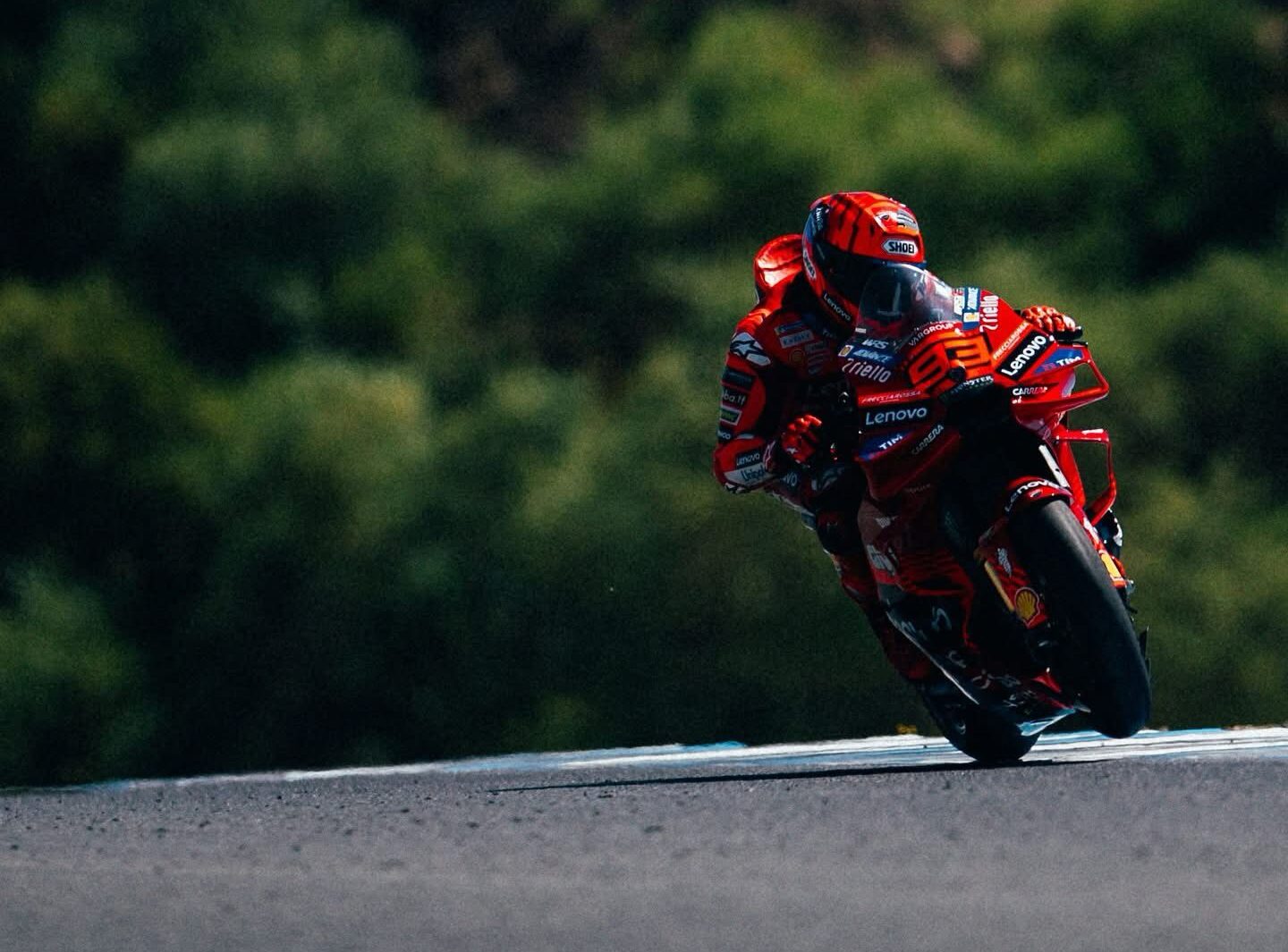 Marc Marquez, miglior tempo nei test di Jerez 2025 (© Ducati Corse)