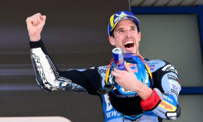 L'esultanza di Alex Marquez a Jerez (© Red Bull Content Pool)