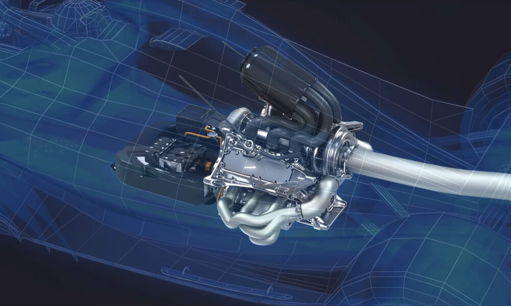 La power unit F1 2026 originaria: potrebbe venir ridimensionata la potenza elettrica (© F1)
