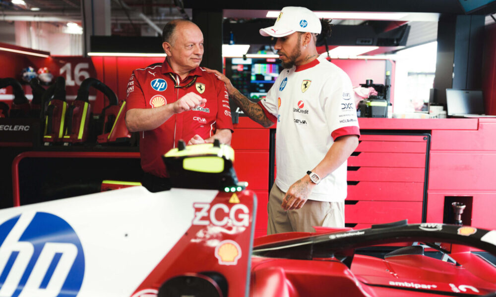 hamilton vasseur ferrari aggiornamenti gp imola
