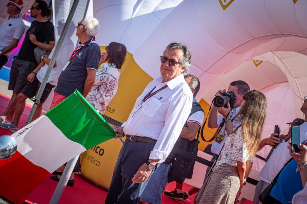 Minardi durante un'edizione dell'Historic Minardi Day (© Autodromo Imola)
