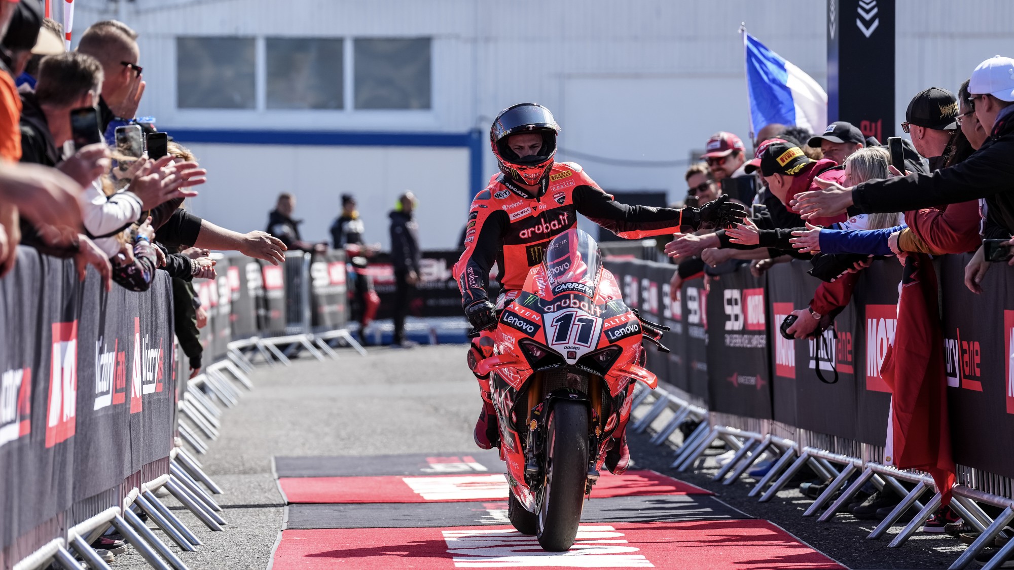 Nicolò Bulega a Most nel Round 2025 della SBK