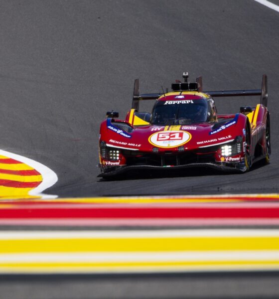 La #51 Ferrari vincitrice della 6 Ore di Spa 2025 (© WEC / DPPI)