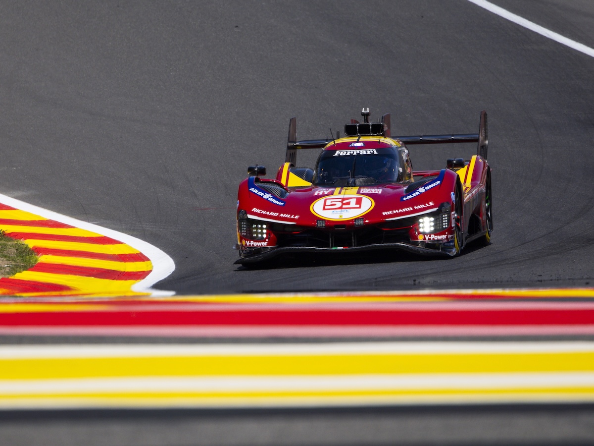 La #51 Ferrari vincitrice della 6 Ore di Spa 2025 (© WEC / DPPI)
