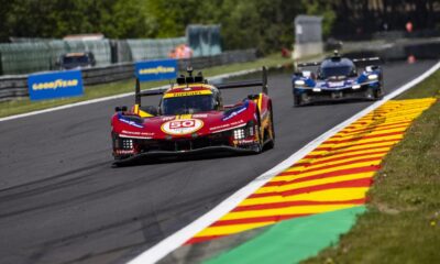 La #50 Ferrari 499P in pole position nella 6 Ore di Spa 2025 (© FIA WEC / DPPI)