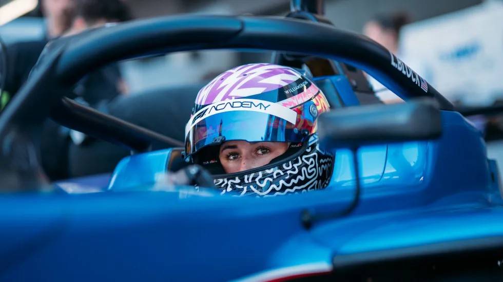 Lia Block, pilota della Williams Academy in F1 Academy (© F1 Academy)
