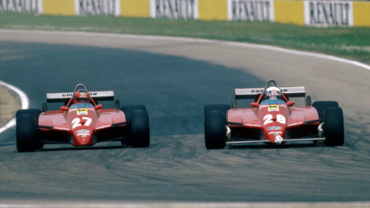 Un altro momento storico a Imola. Il duello tra Pironi e Villeneuve nel GP di San Marino del 1982
