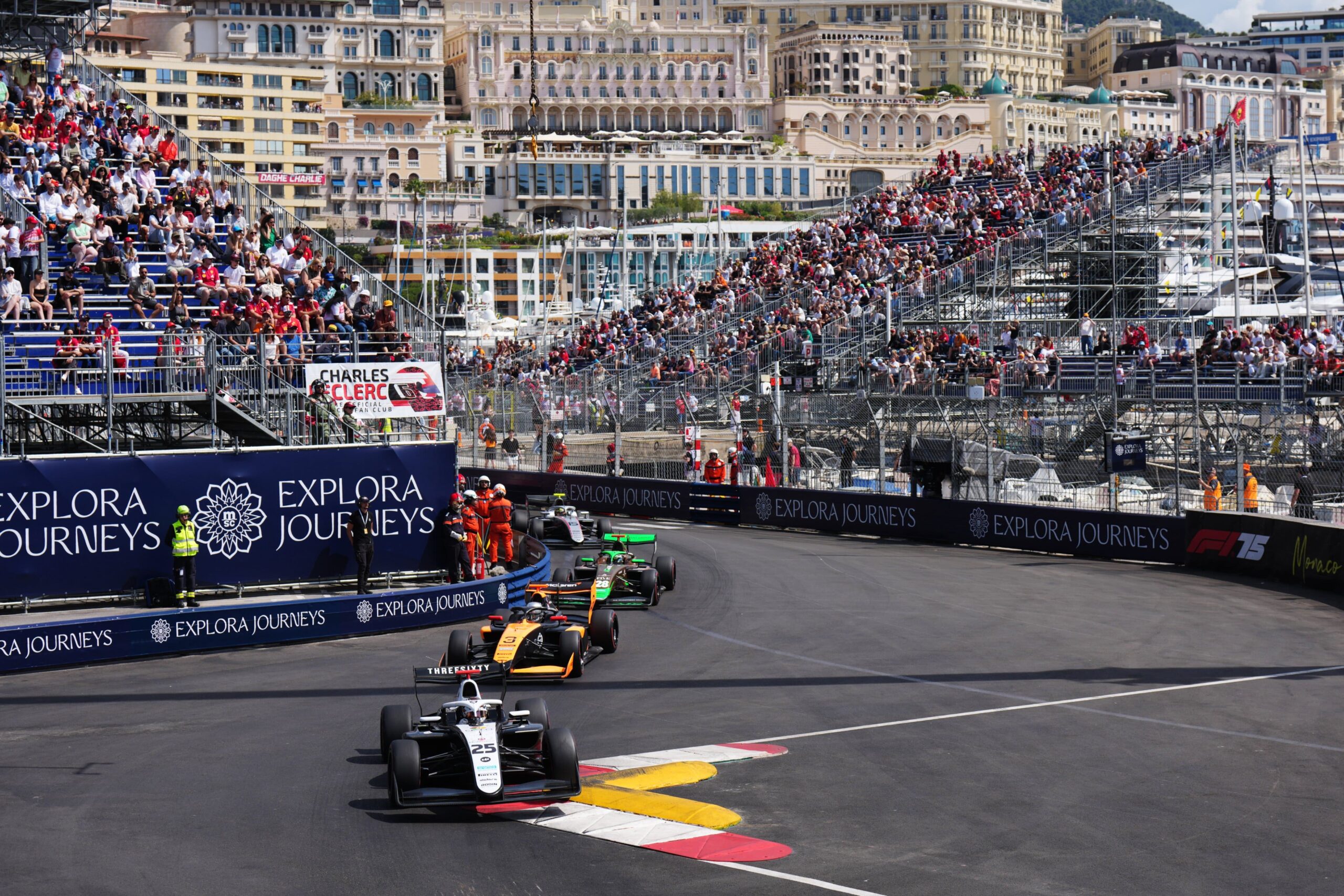 La Formula 3 in azione a Monaco nel 2025