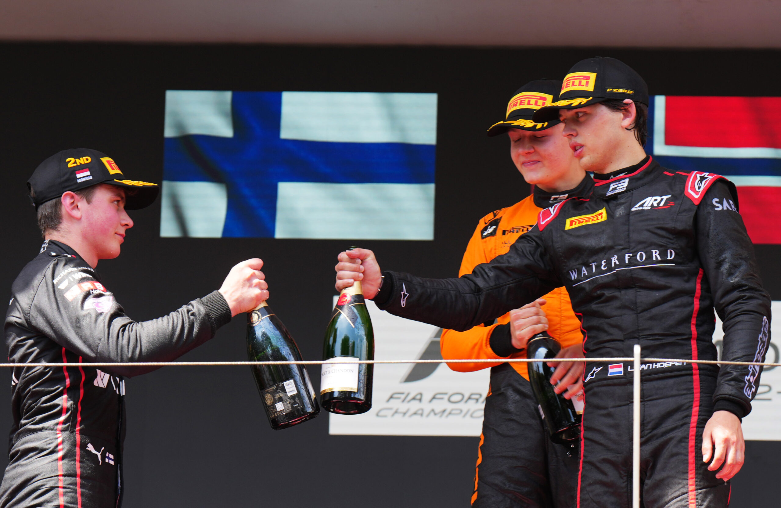 Il podio della Sprint Race di F3 a Monaco 2025