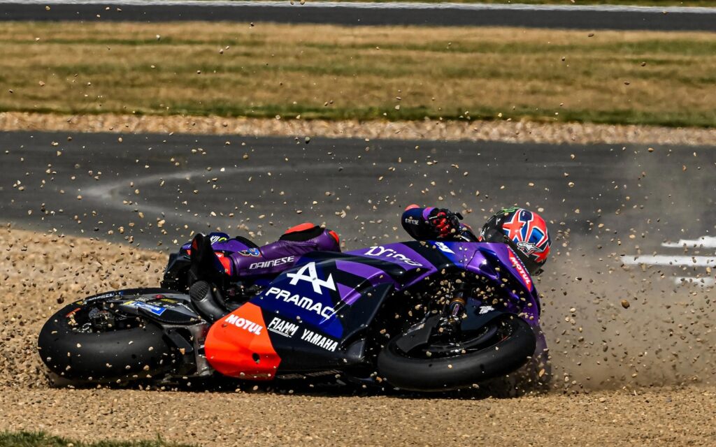 La caduta di Miller (© MotoGP)