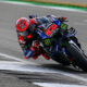 Fabio Quartararo impegnato a Silverstone (© Monster Energy Yamaha)