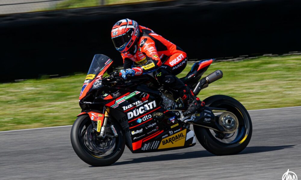 Michele Pirro, 2° classificato in Gara 1 al Mugello