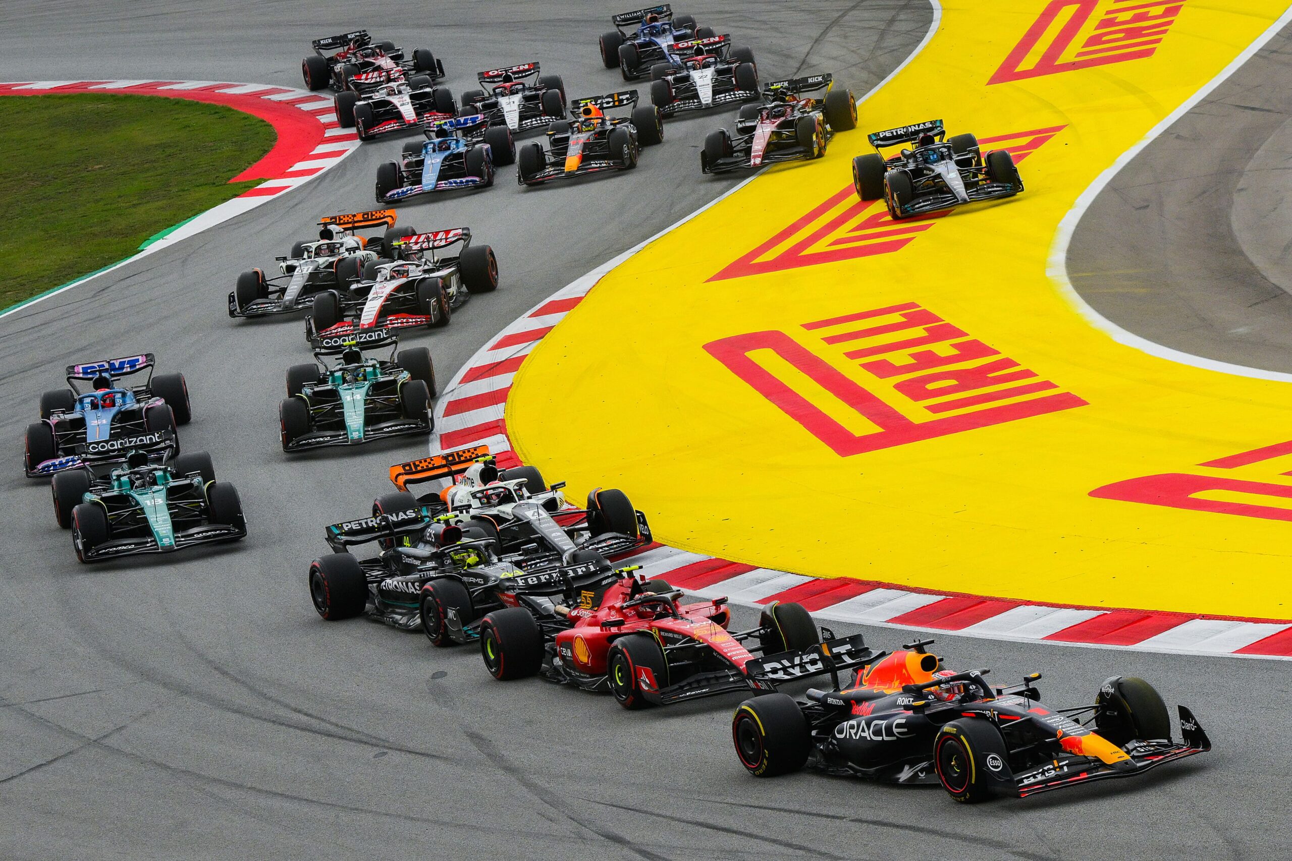 La partenza del GP di Spagna 2023 a Barcellona