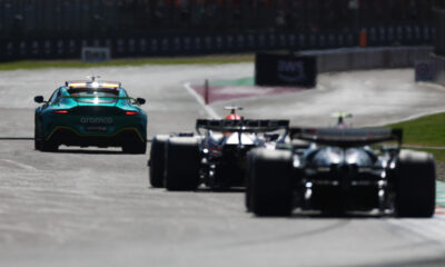 La Safety Car, dopo la VSC, nel GP di Imola 2025 (© Red Bull Content Pool)