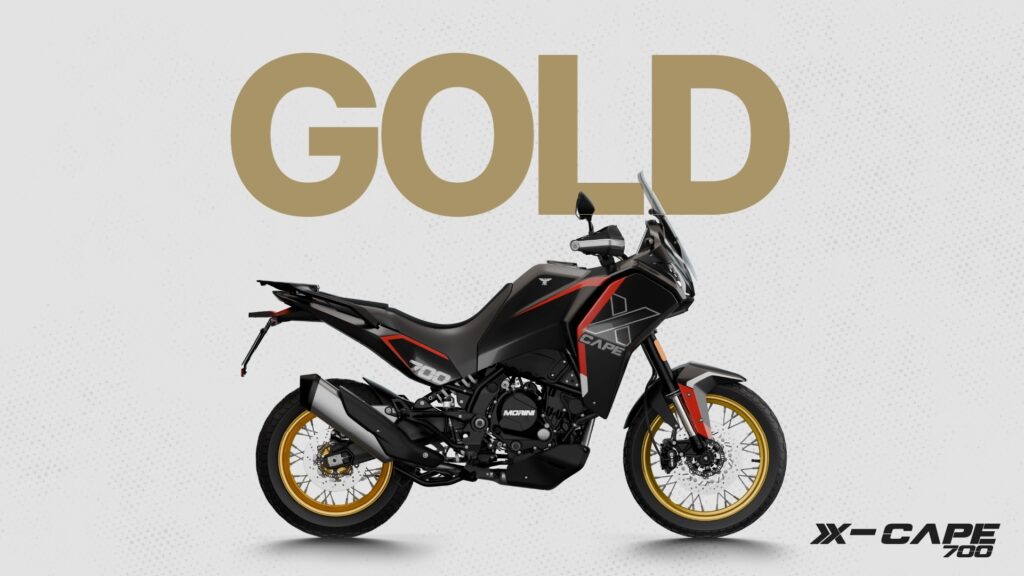 La X-Cape 700 Gold Edition (© Moto Morini)