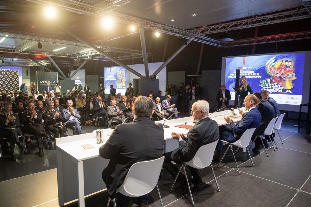 Un momento della presentazione del GP Imola 2025 (© ACI)