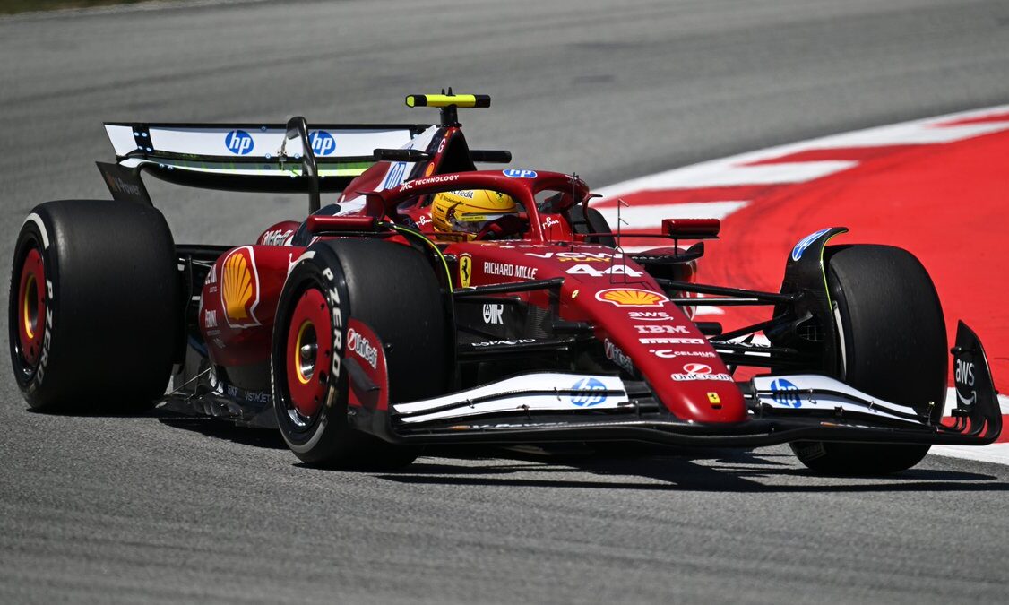 hamilton f1 gp spagna 2025 libere